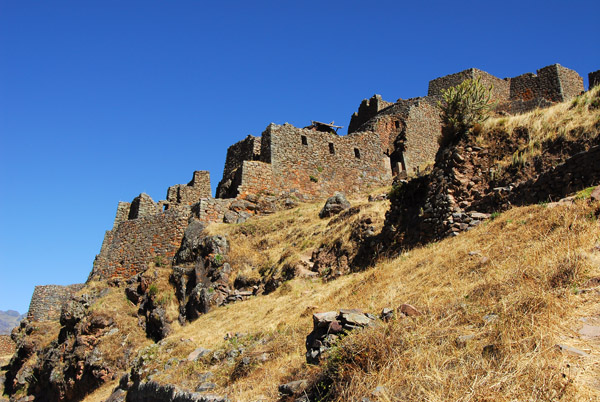 Q'allaqasa - the Citadel of Pisaq, occupying the summit area