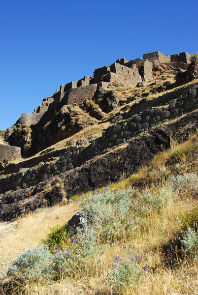Citadel of Pisaq from below