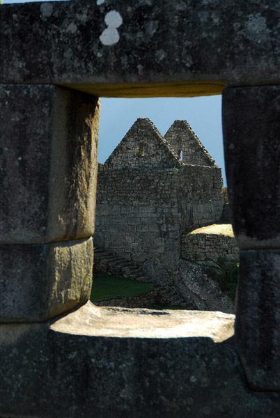 Looking through a window