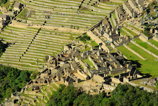 Machu Picchu from the summit of Wayna Picchu