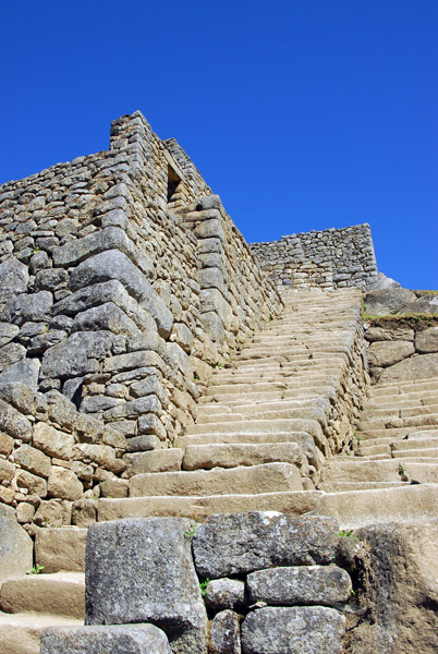 Staircase to the upper ruins