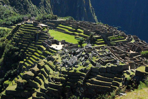 Terraces and central ruins of Machu Picchu