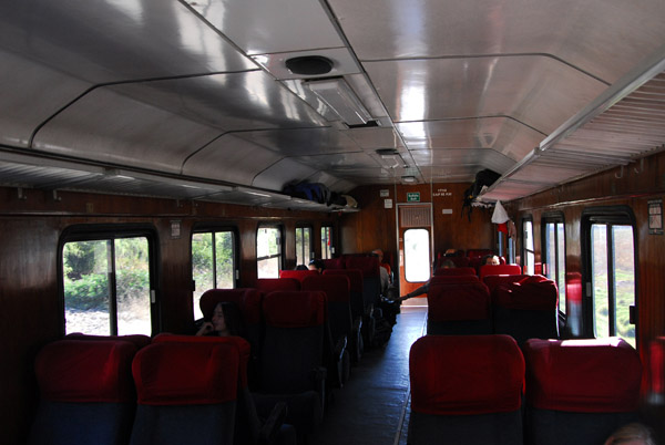 Backpacker carriage, Peru Rail