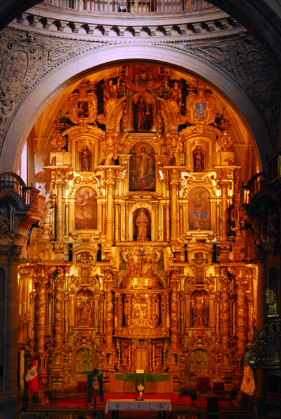Main altar, Jesuit Church, Cusco