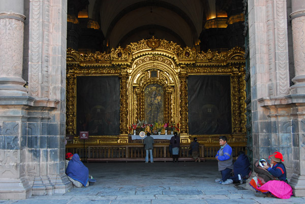 Main entrance to Cusco Cathedral