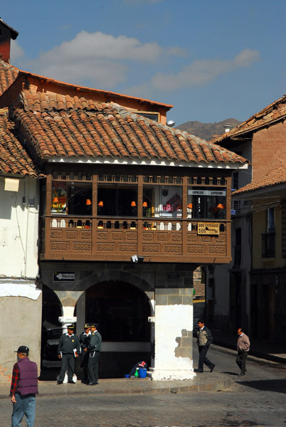 West corner, Plaza de Armas