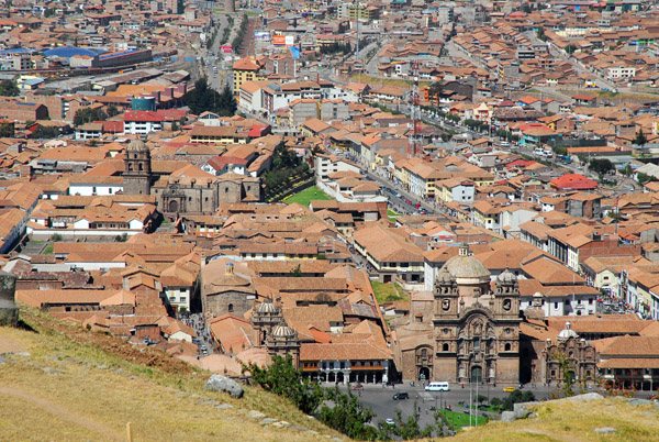 View of Cusco from Sacsayhuamn