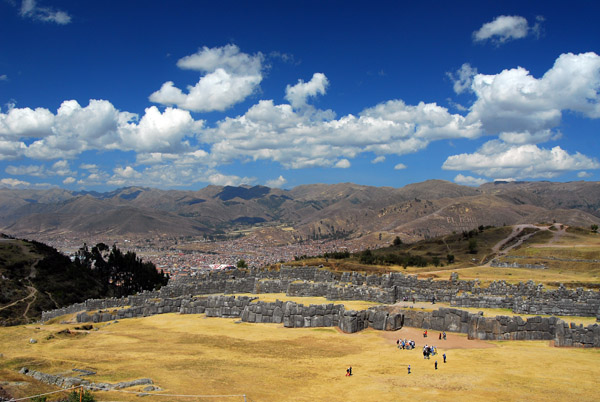 The open field is used for the Inti Raymi festival on the winter solstice June 24