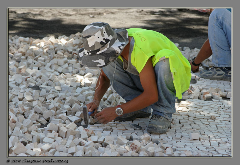Bricklayers in Madeira