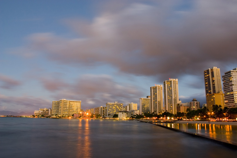 Sunrise at Waikiki Beach I