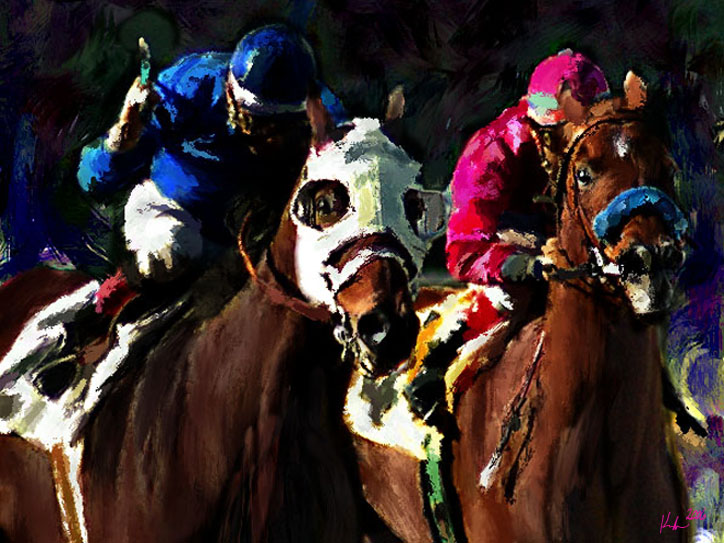 santa anita 8x10