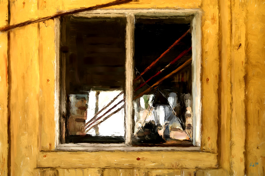 louies shed window 12x8