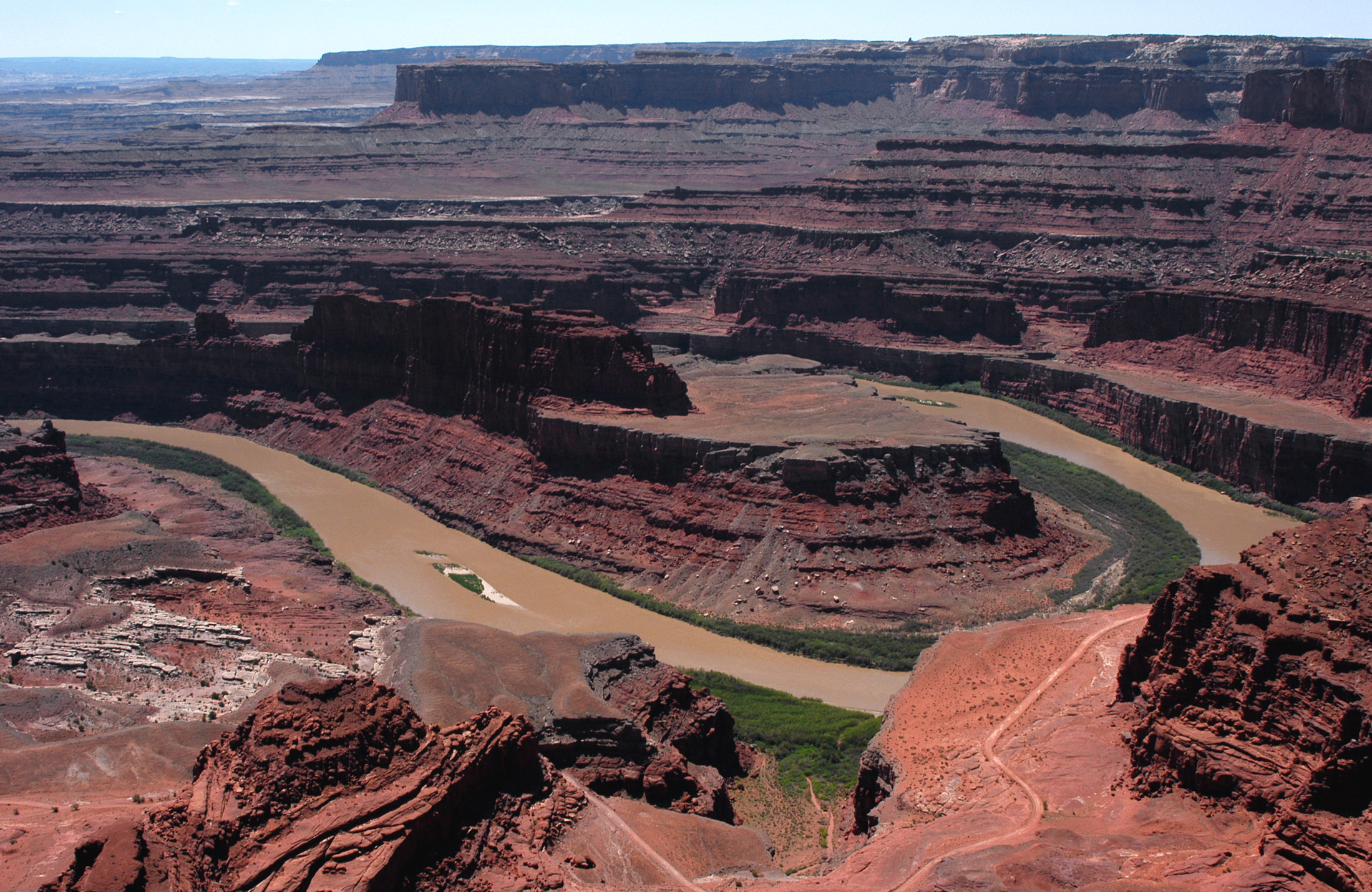 View of the Goose Neck from Dead Horse Point State Park