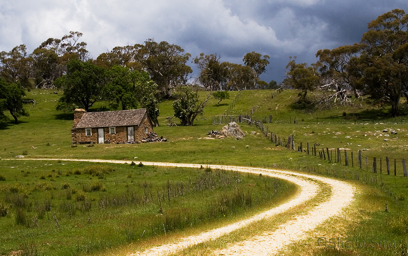 Stone House in Snowy Mountains
