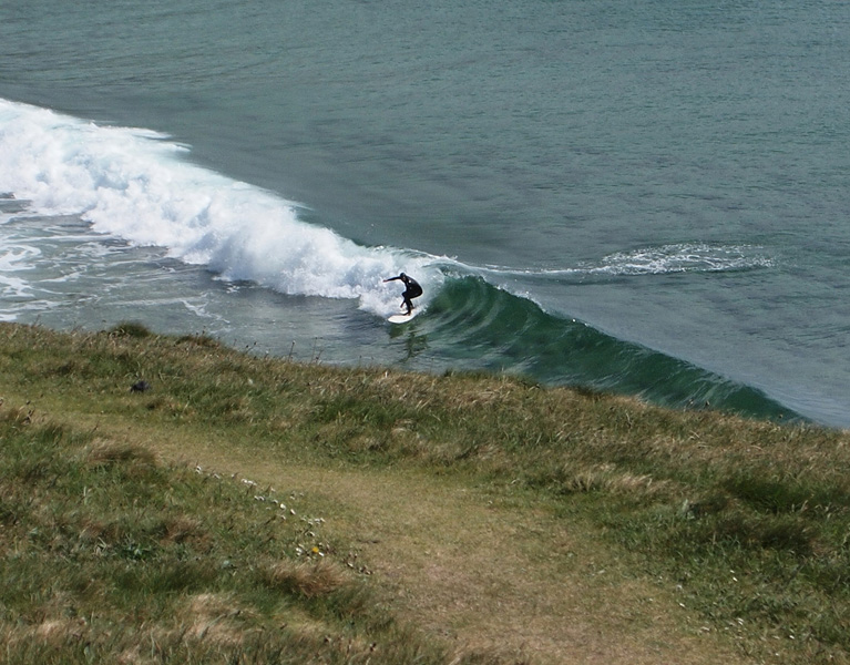 Surfing on Dingle Penninsuls