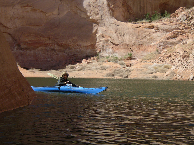Rounding a bend in 40 mile canyon