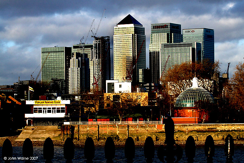 Canary Wharf from Greenwich 3