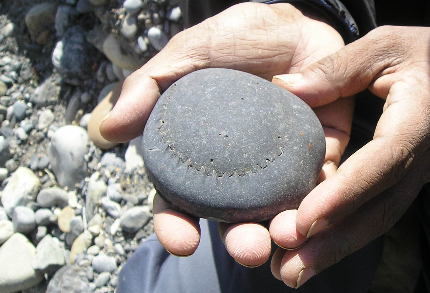 Salagramams found on river bed-2