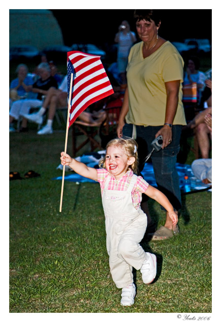 Girl With Flag