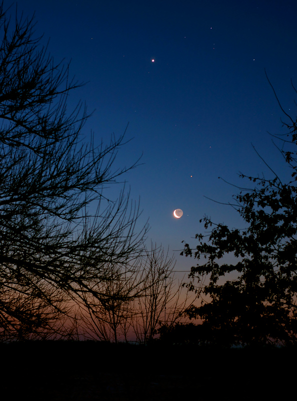 Moon - Venus - Antares