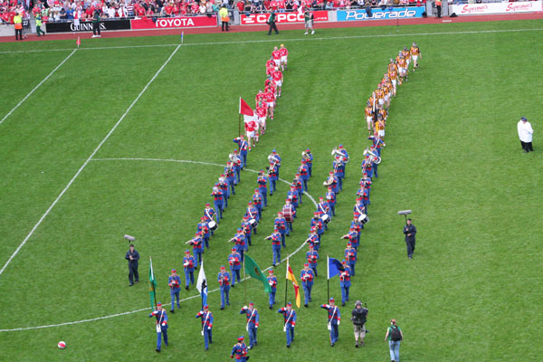 pre match parade