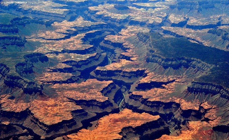 wide Grand Canyon with Colorado River