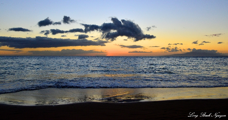 Maui Sunset, Kihei, Maui, Hawaii  