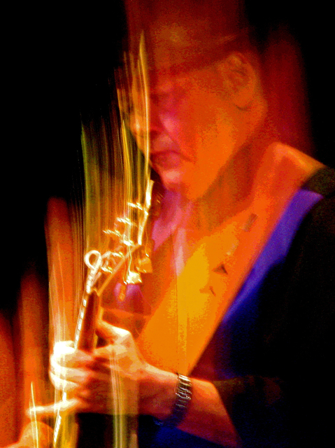 Guitarist Michael Rhine