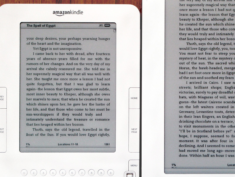 Kindle2 and DXs generic fonts closer up