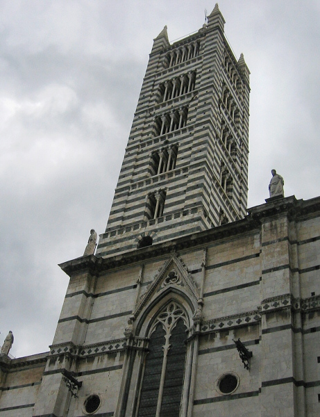 The Siena Duomo bell tower