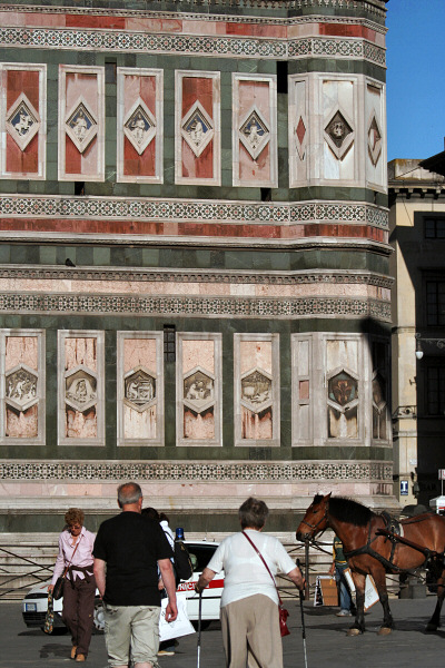 Horse and carriage around Duomo/Cathedral too
