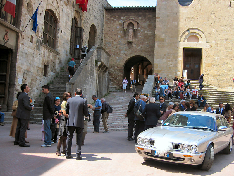 Wedding party at the main church