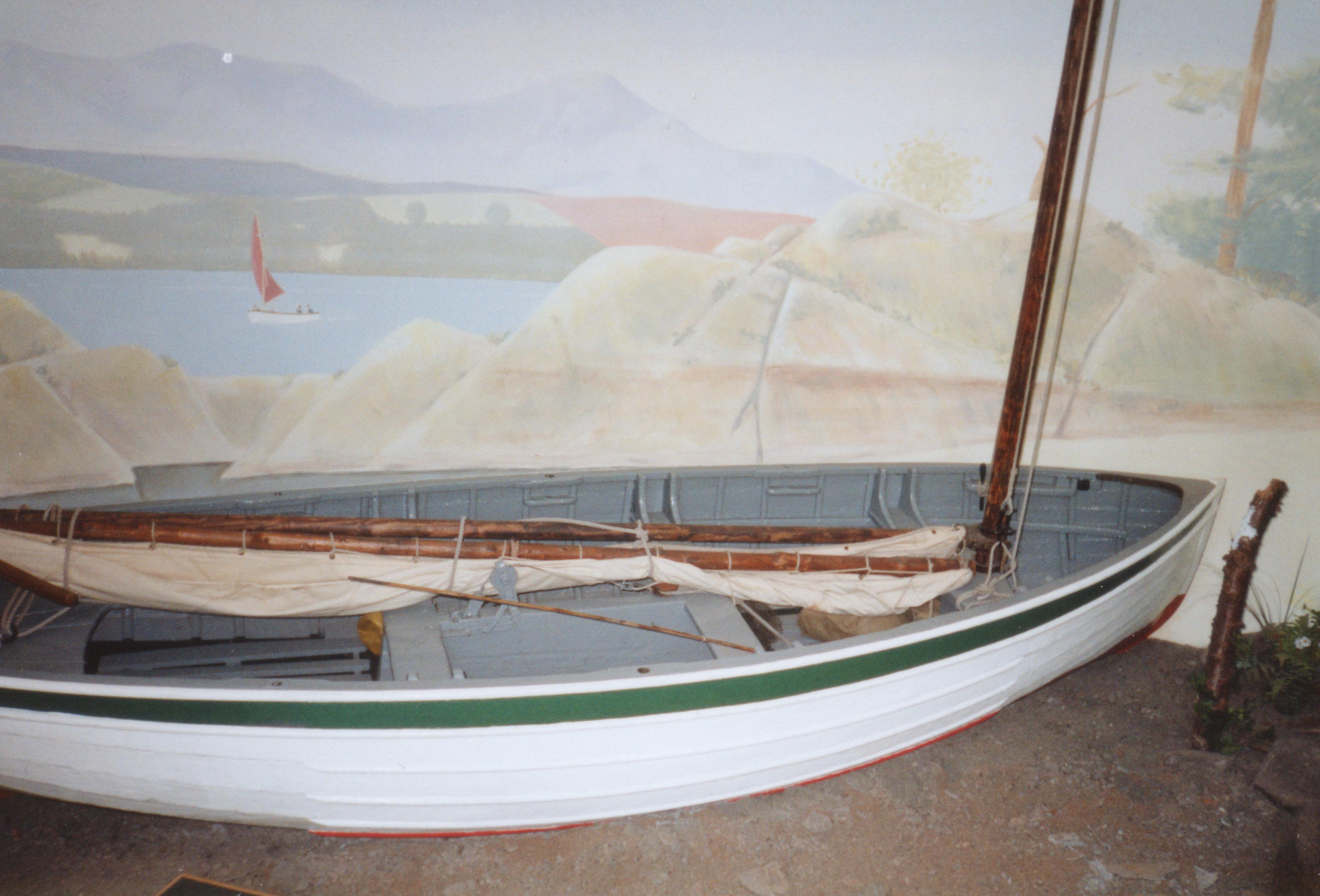 Mavis (Amazon) at the Steamboat Museum in Windermere 1996