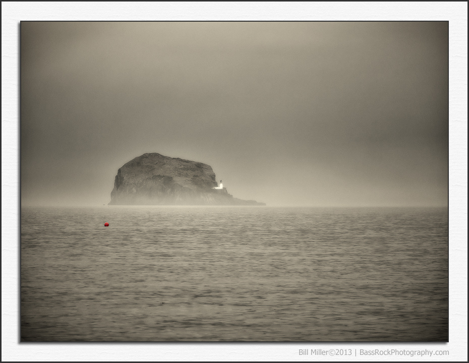 Bass Rock in the Mist