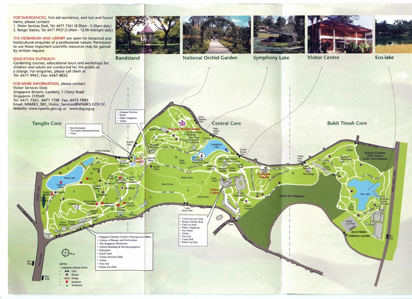 map of singapore botanic gardens Fasci Garden