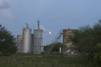 Moon Over Oil Tanks    MG_0172