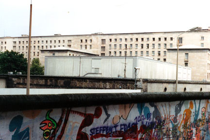 Berlin Wall Wilhelmstrasse 1 - July,1988