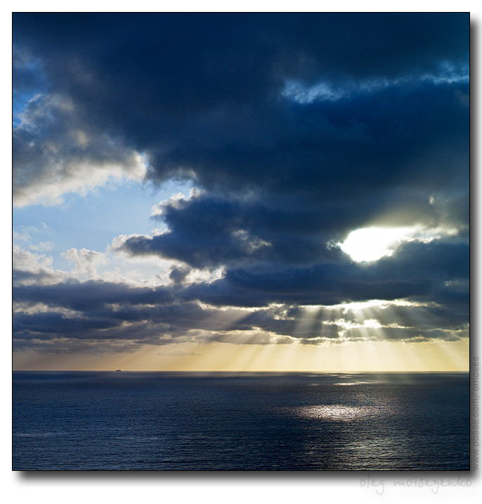 Sunset approaching /Point Loma, San Diego area/