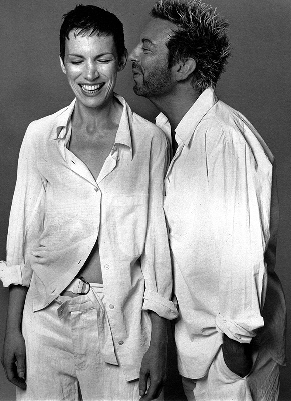 Duo David Stewart and Annie Lennox, Eurythmics