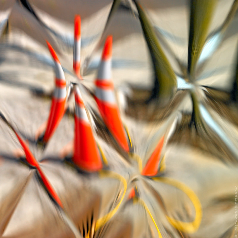 Traffic Cones /reflection/