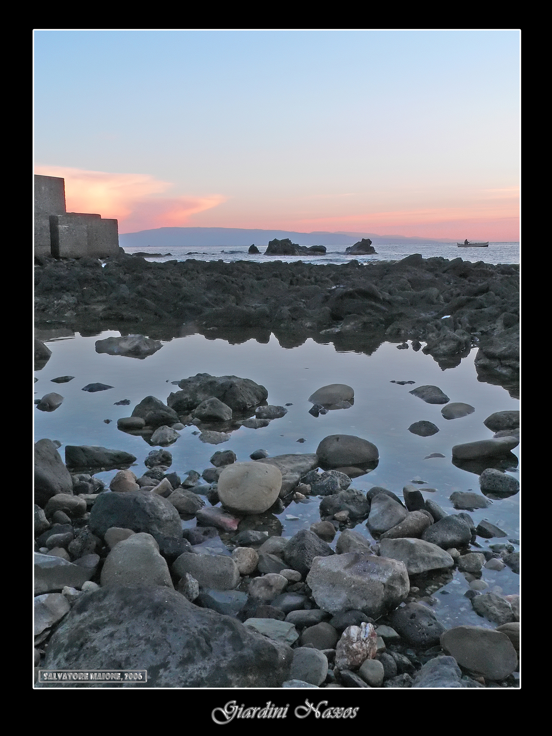 Alba sulla baia di Naxos 1