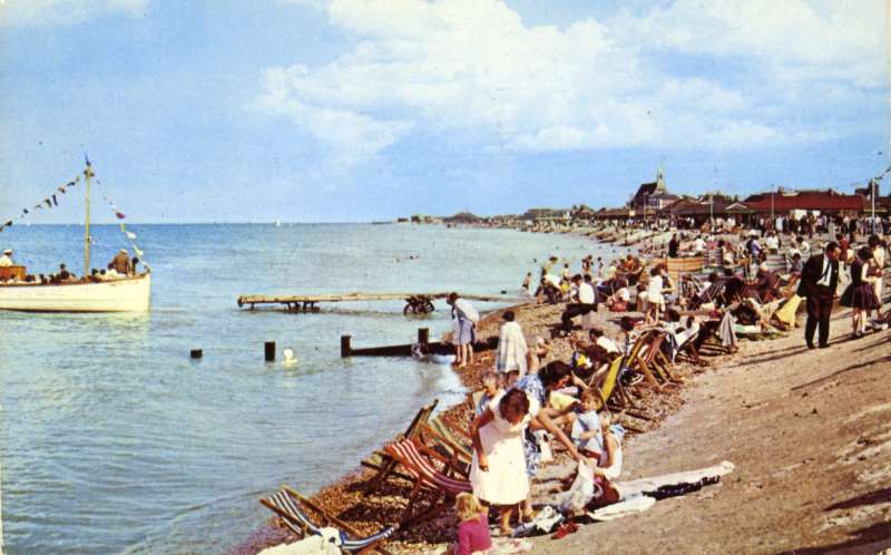 Crowded beach