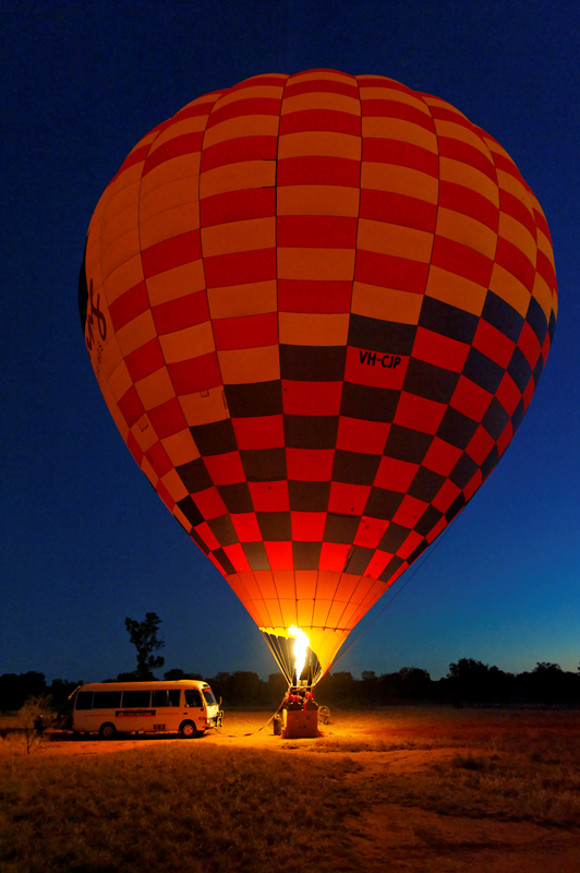Ballooning in the Outback