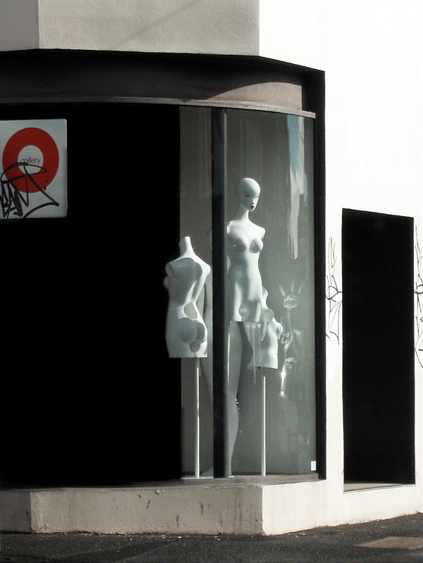 White mannequins