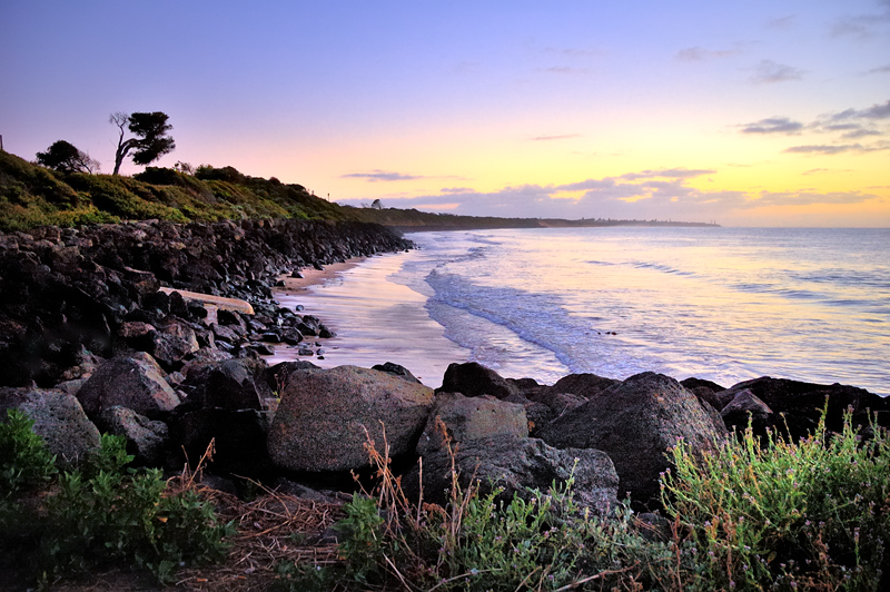 Foreshore sunset