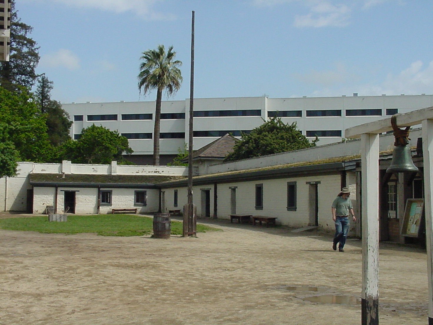 Each small room along this building served a different purpose.