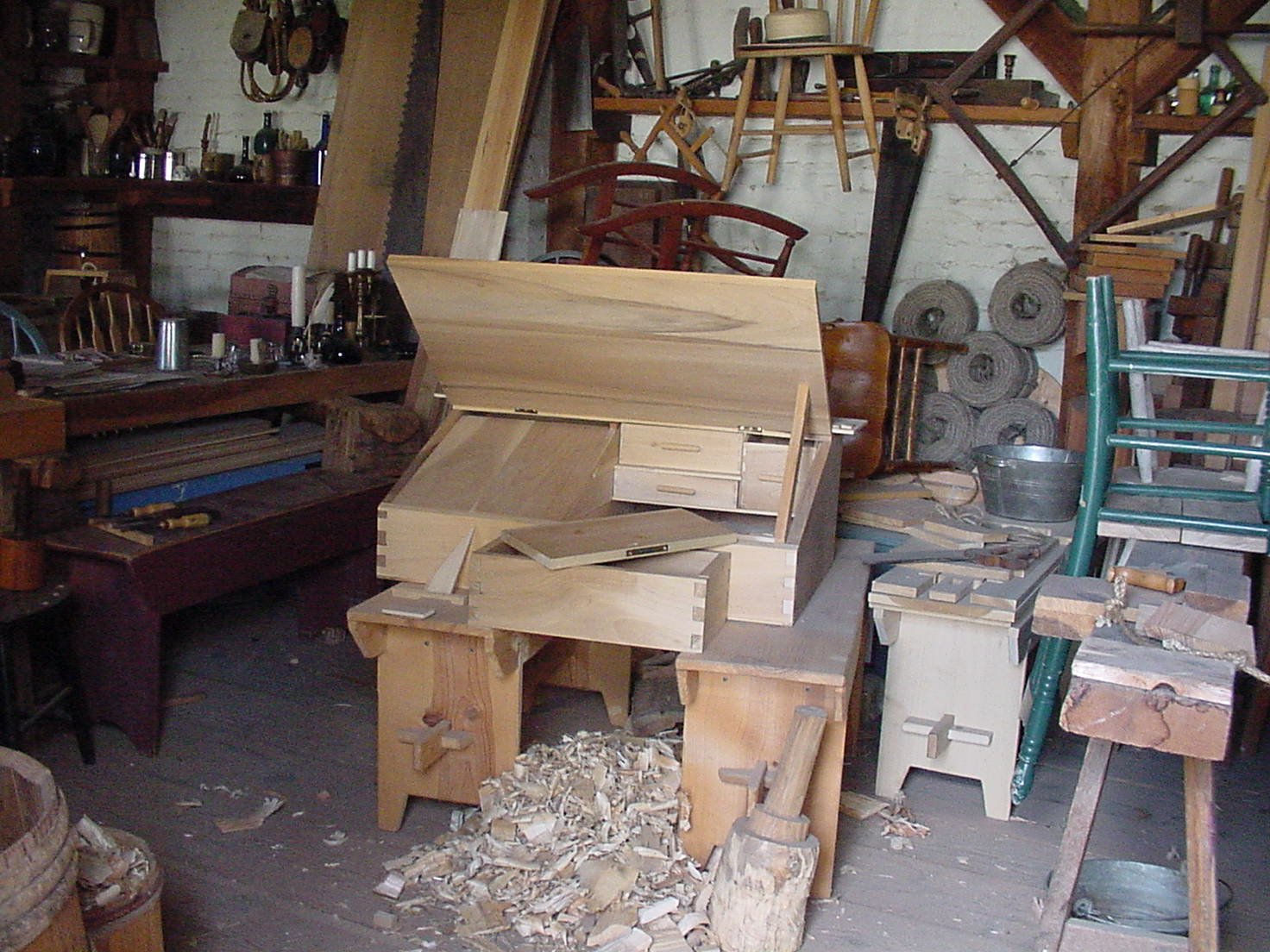 Woodworking shop...