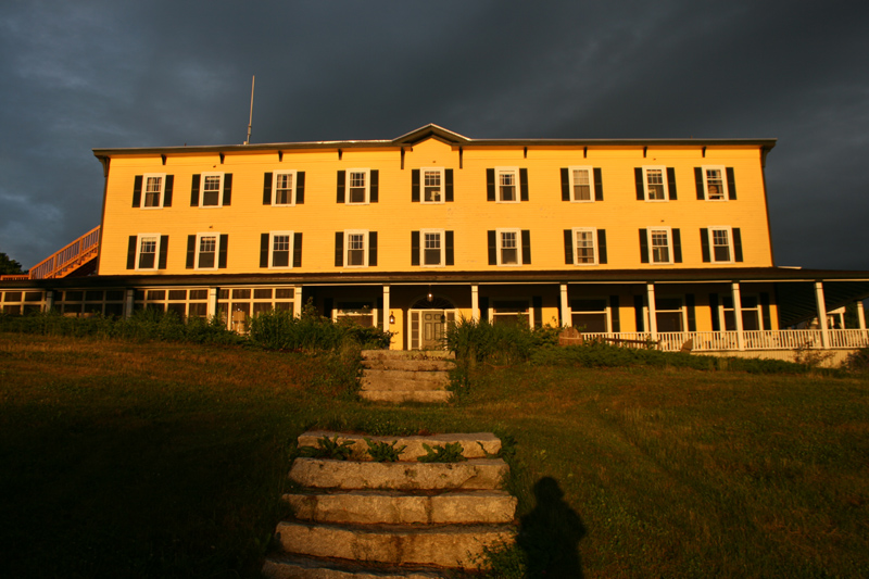 Chebeague Island Inn at sunset