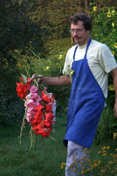 Lloyd with Glads