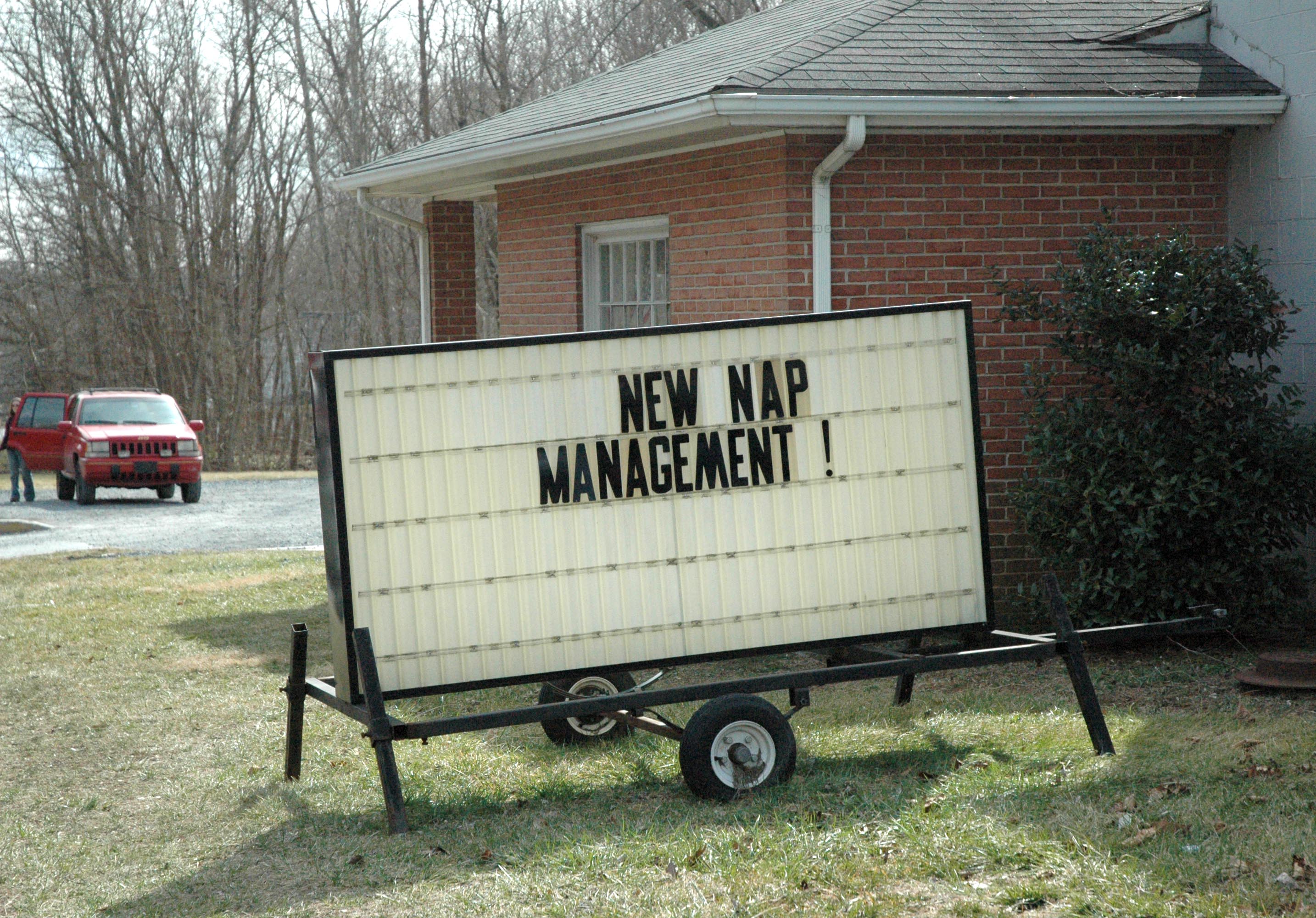 Nap Management. 